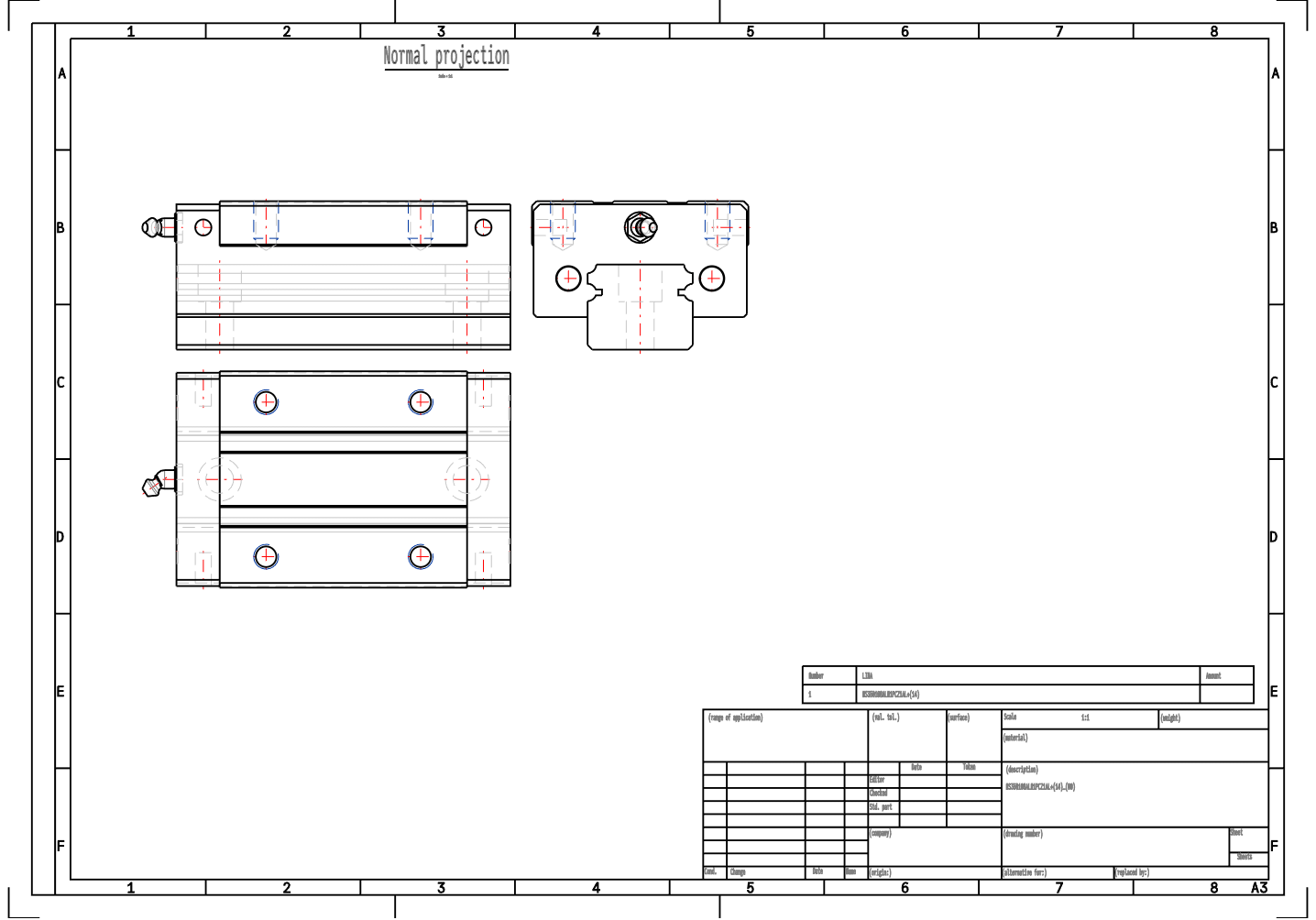NS35AL Low-profile Linear Guide NAS35AL Interchangeable Linear Guide Slider factory