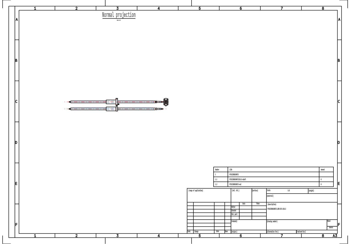 NSK Ball Screw PSS1230N1D0571 PSS Low-noise Ball Screw PSS1230N1D0571 571mm Length Ball Screw details