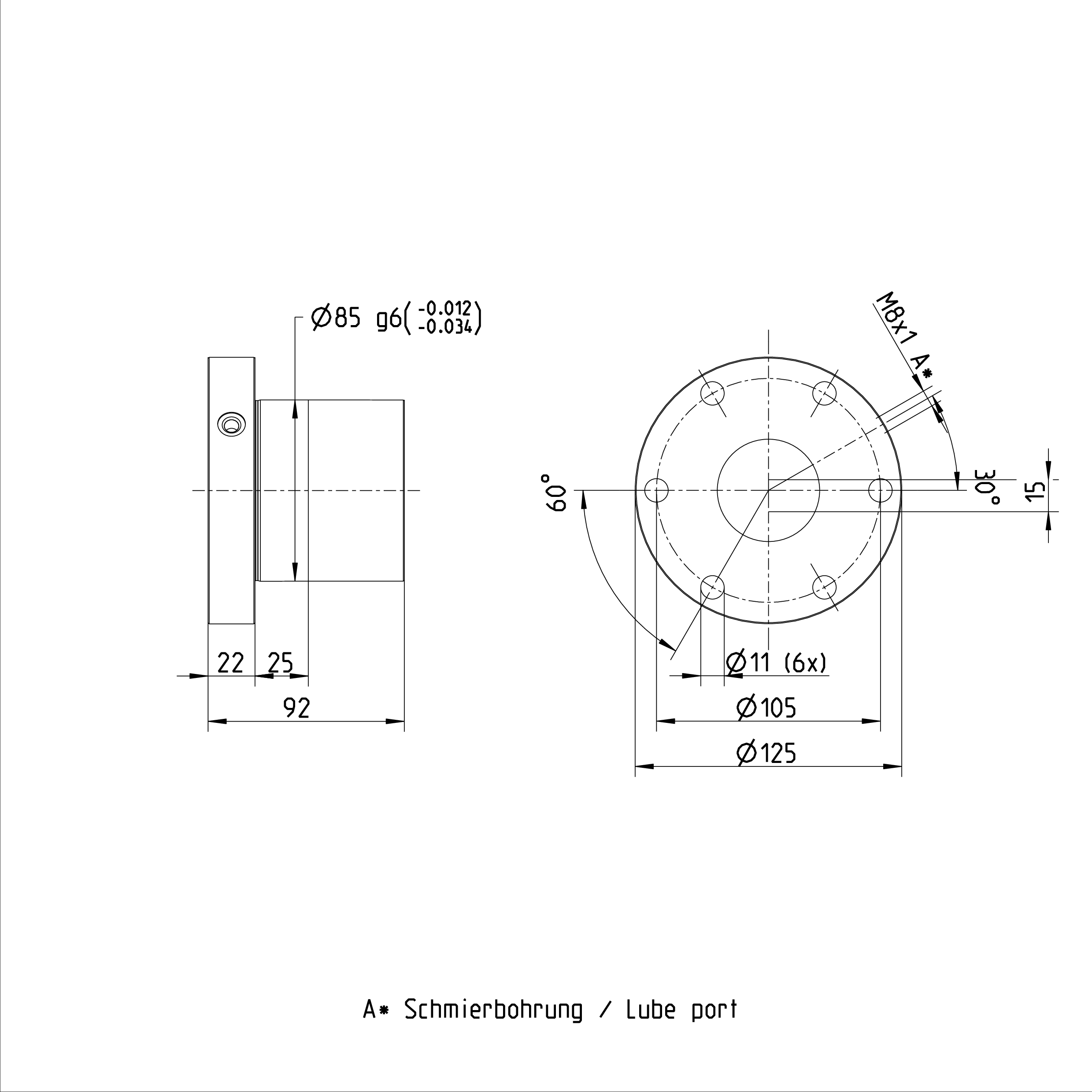 Short Length Flanged Nut REXROTH 50x20Rx6.5-3 R151257013 FEM-E-S Ball Screw Nut supplier