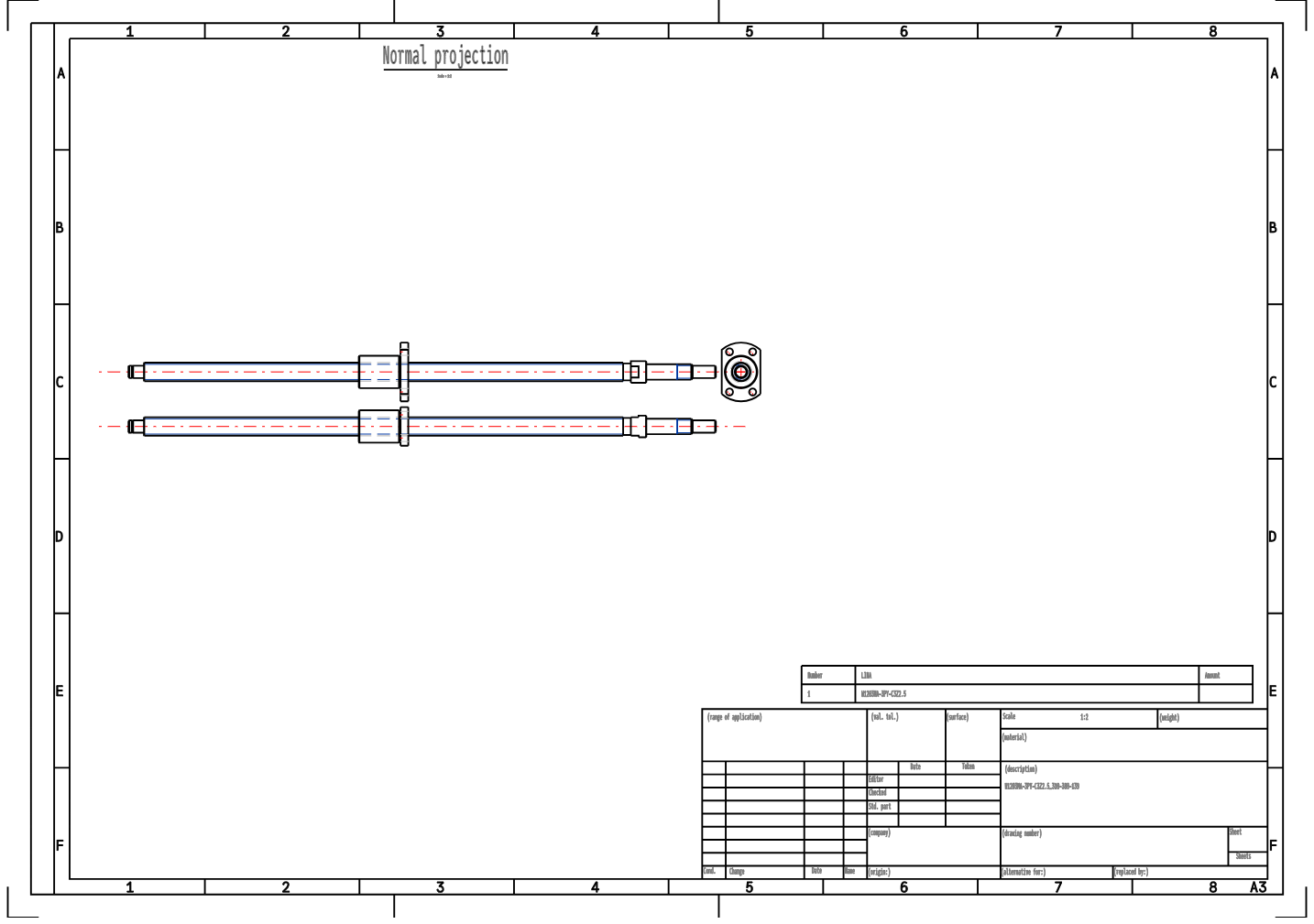 W1202MA-6Y-C3T2.5 NSK MA Type Ball Screw High-rigidity Precision Lead Screw manufacture