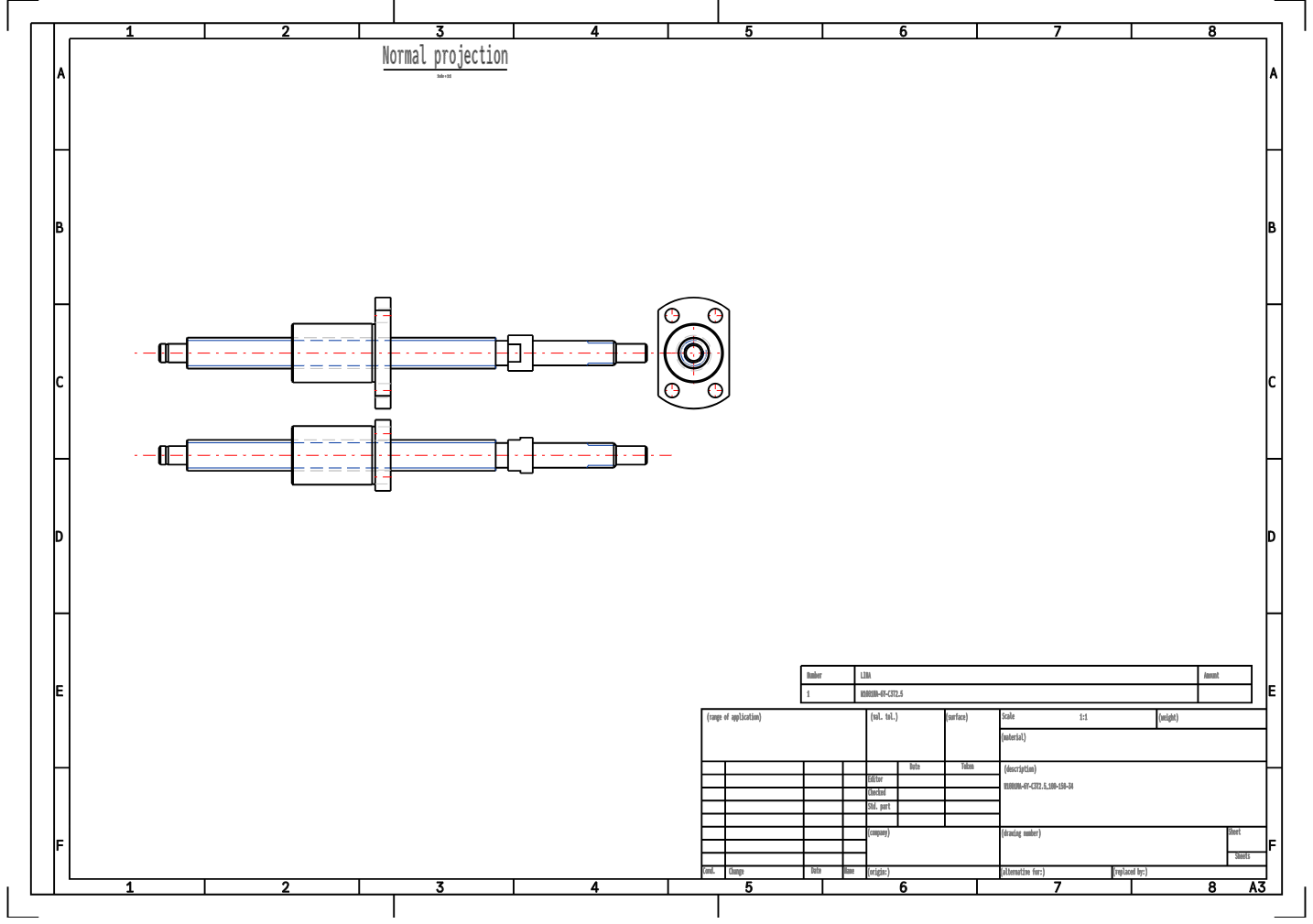 W1001MA-6Y-C3T2.5 NSK MA Type Ball Screw Nut Types MPFD MSFD details