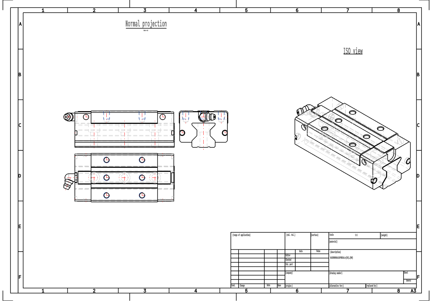 RA25AL Roller-type Linear Guide Standard Long Linear Guide Slider RAA25AL  supplier
