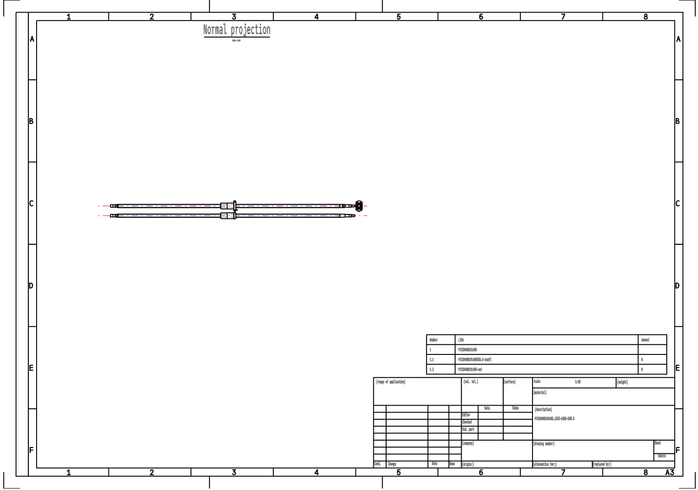 PSS2040N1D1485 Ball Screw C5 Accuracy Class NSK PSS Ball Screw factory