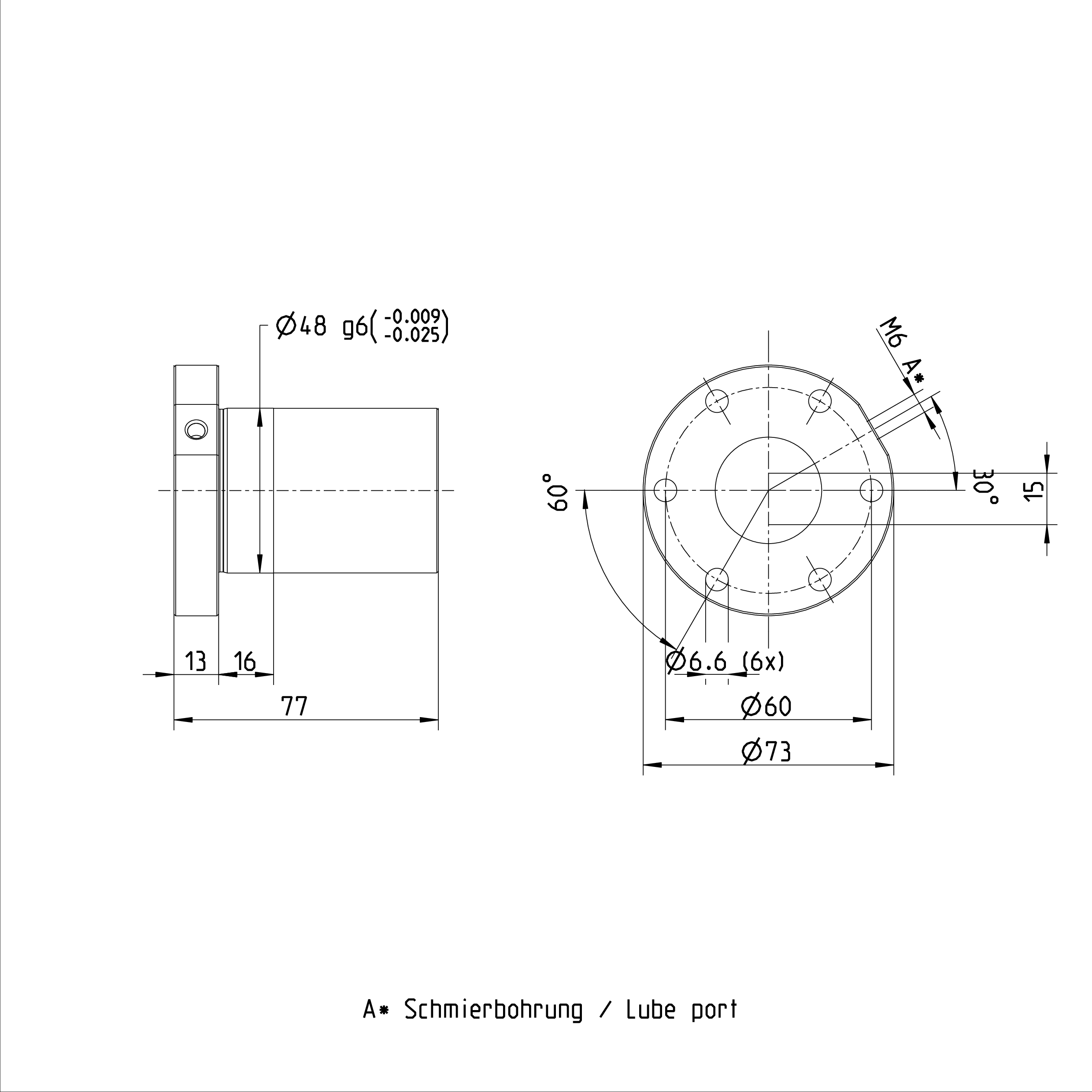 Item  Specification  Part No.  R151234013  Series  Standard Series  Nut Type  FEM-E-S Flange Type Ball Nut  Nominal Size [mm]  32 × 10R × 3.969-5  Nominal Diameter [mm]  Rexroth Ball Screw Nut For precision rolling screws SN-R FEM-E-S 32 x 10R x 3.969 - 5 factory