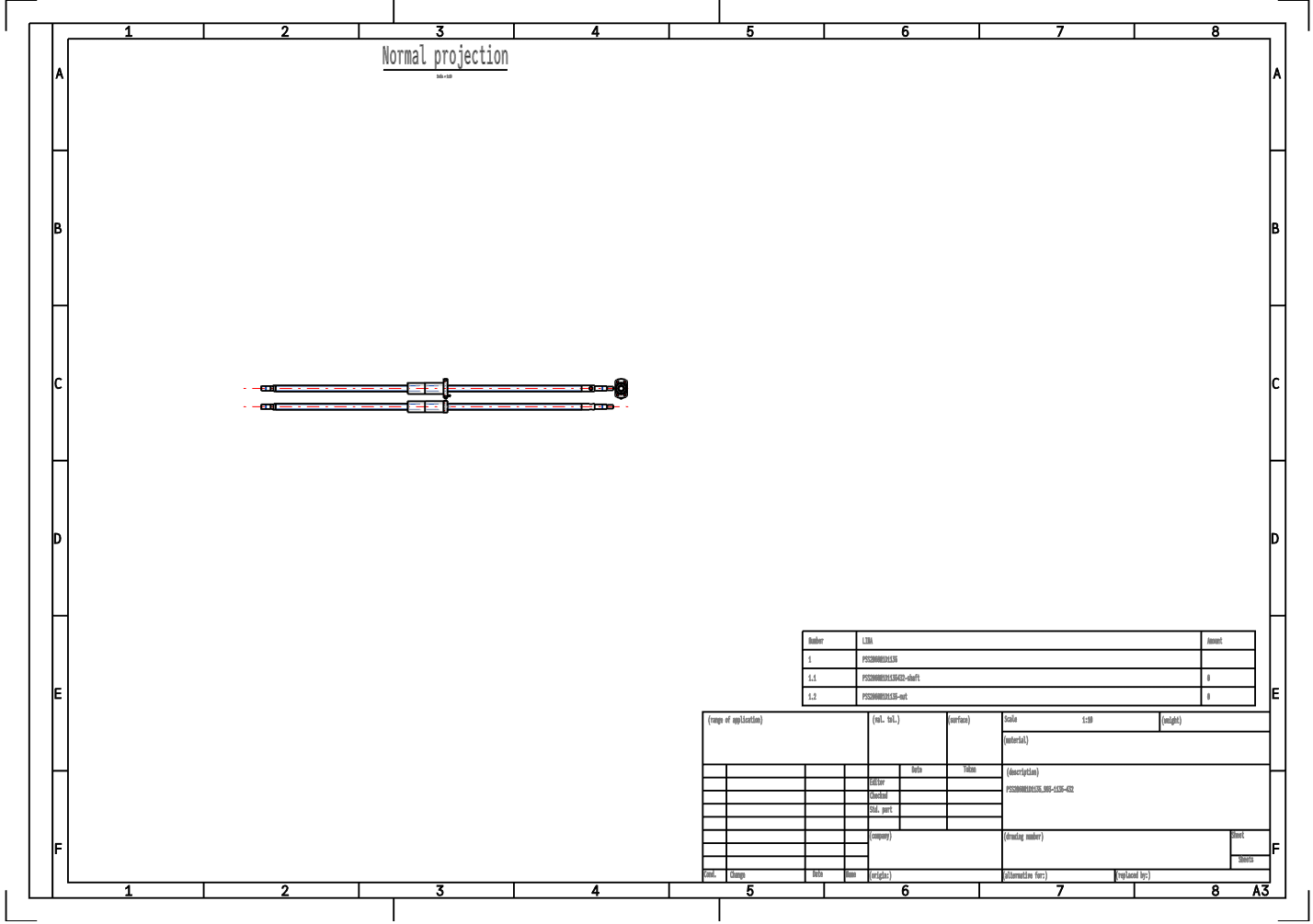 NSK Compact FA PSS Series PSS2060N1D1135 Silent Running Ball Screw details