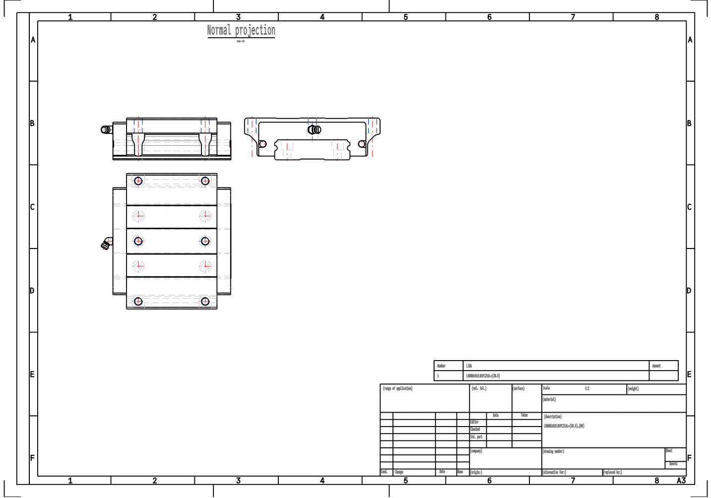 LW50EL LW Series Ball Linear Guide NSK High Impact Resistance Linear Guide manufacture