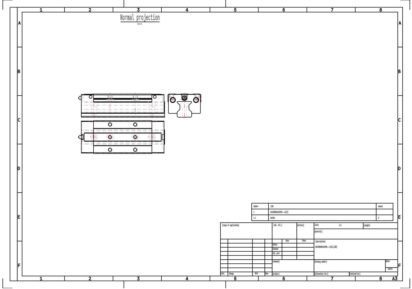 RA15BL NSK RA15 Linear Guide Four-way Equal Load Linear Guide Slider supplier