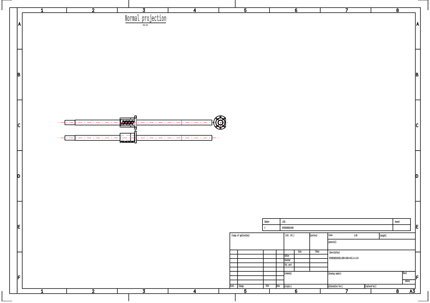 High-precision Ball Screw HSS5010N1D1450 NSK High-speed Ball Screw details