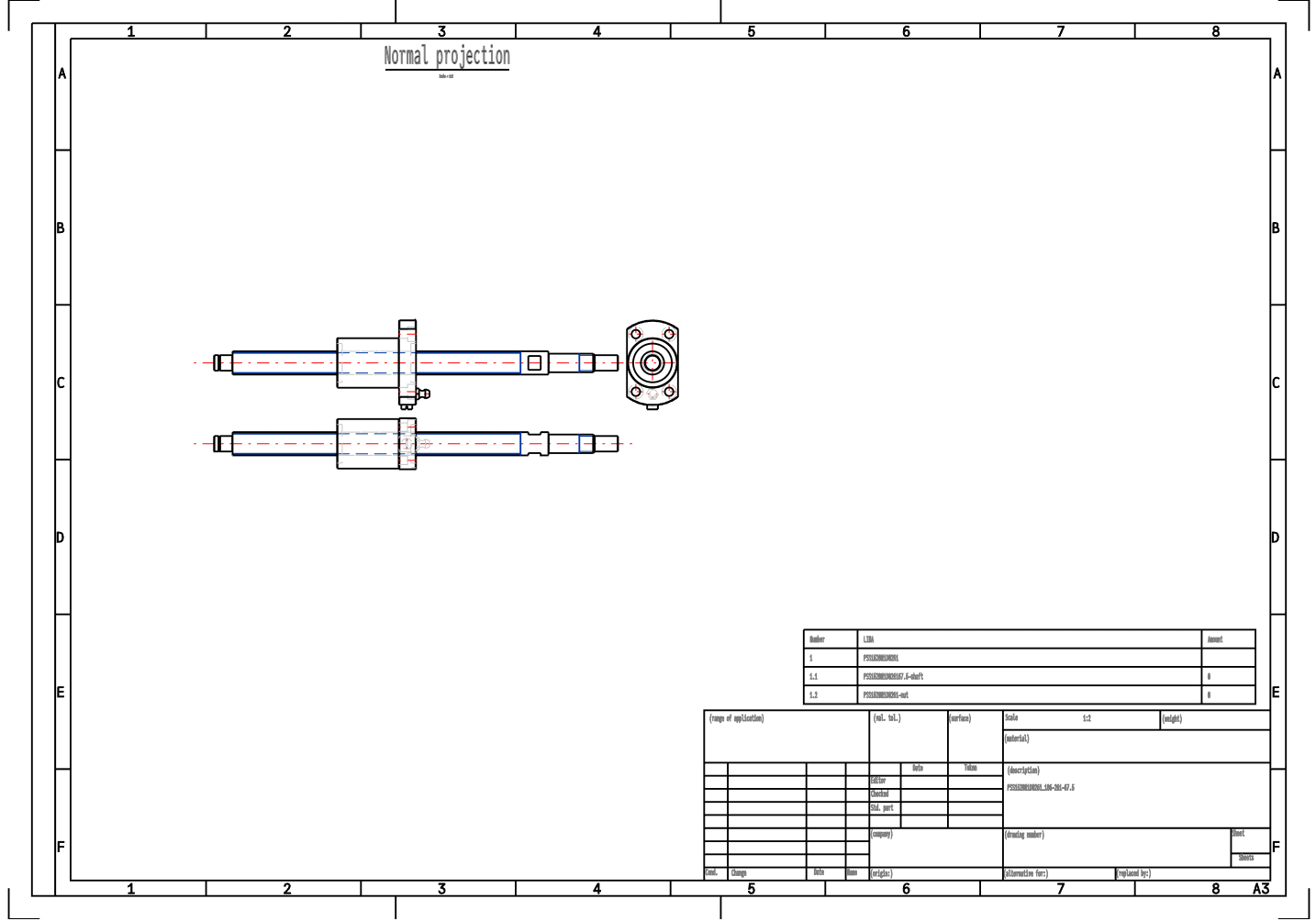 PSS1520N1D0261 Ball Screw NSK PSS 1520 Ball Screw Silent Type manufacture