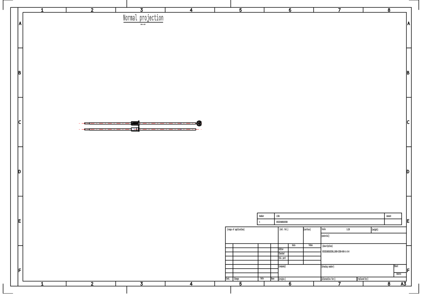 HSS3210N1D2250 Offset Preloaded Ball Screw NSK Low-Vibration Ball Screw factory