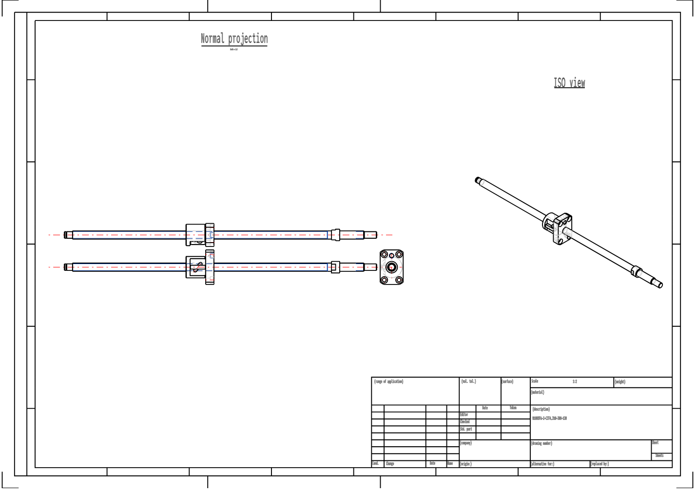 W1003FA-2-C3T4 NSK Pipe Circulating Ball Screw Compact End Machined Ball Screw manufacture