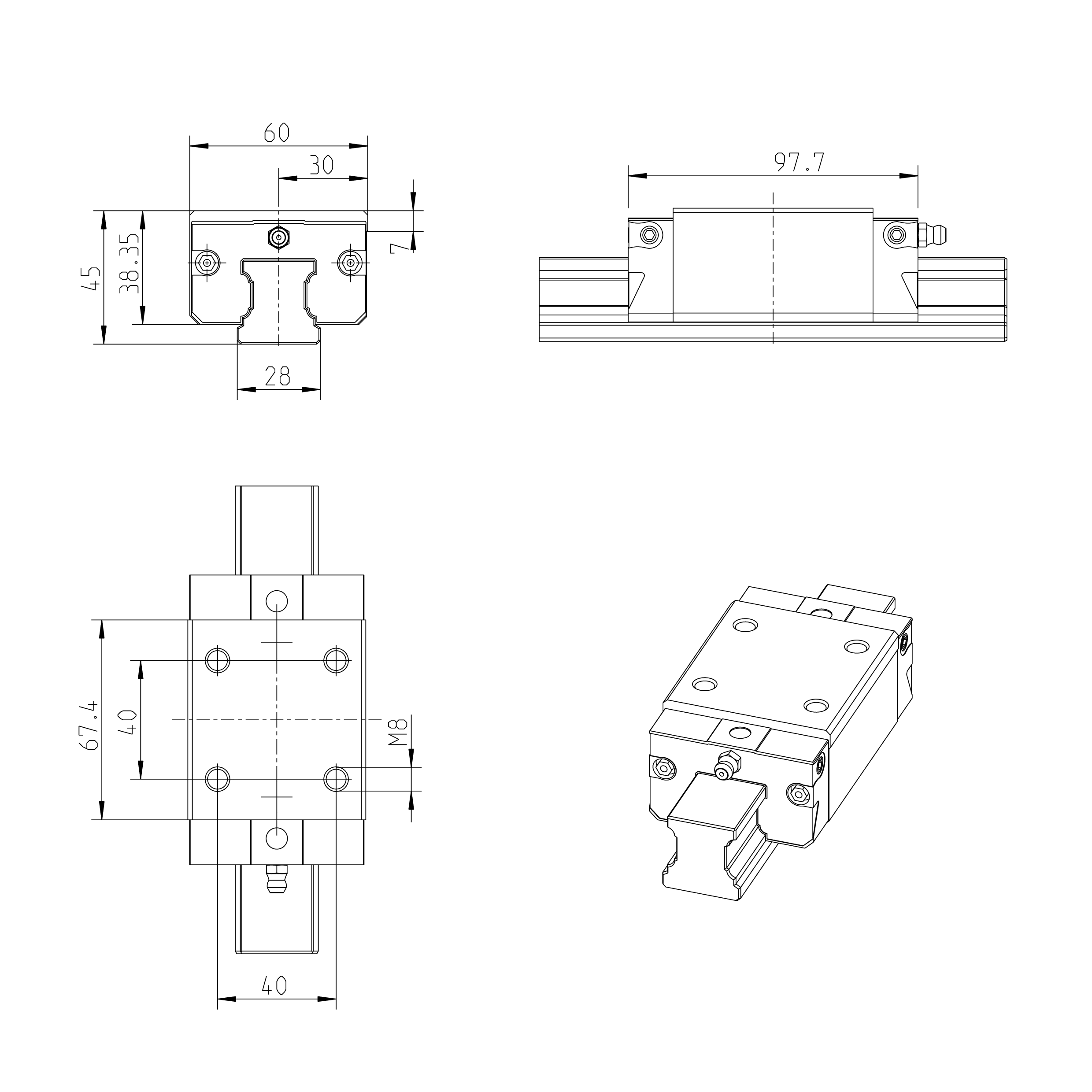 REXROTH R162173820 Narrow Precision Linear Guide Slider Wholesale manufacture