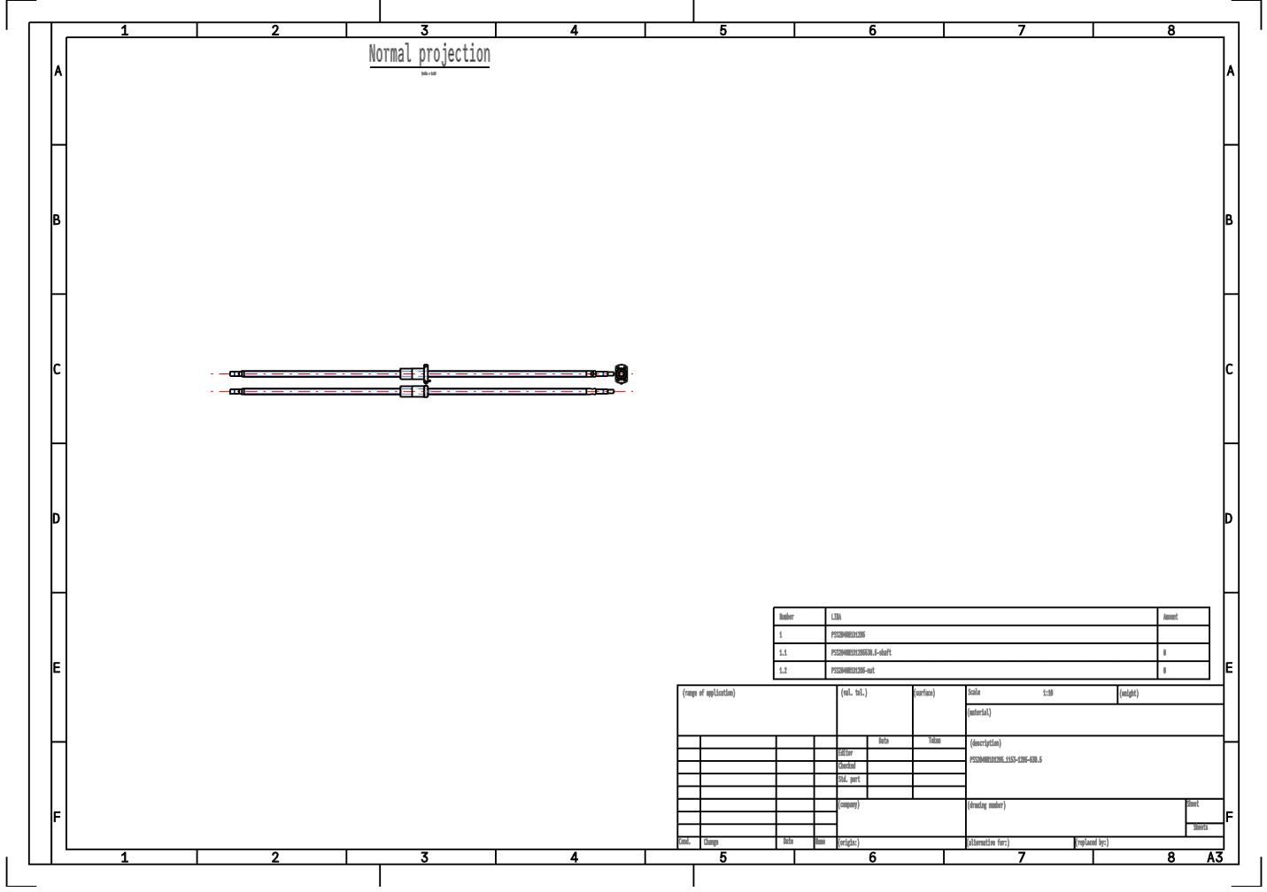 Small FA PSS type PSS2040N1D1285 Ball Screw for Semiconductor Manufacturing Equipment details