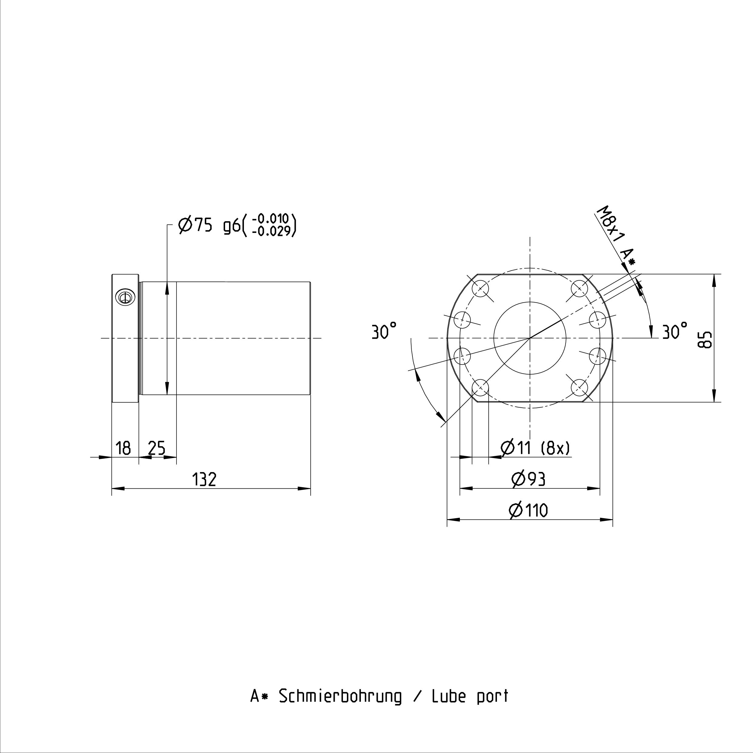 R150257084 Rexroth ball screw nuts FEM-E-B 50 x 20R x 6.5 - 5 20mm Large Lead Ball Screw manufacture