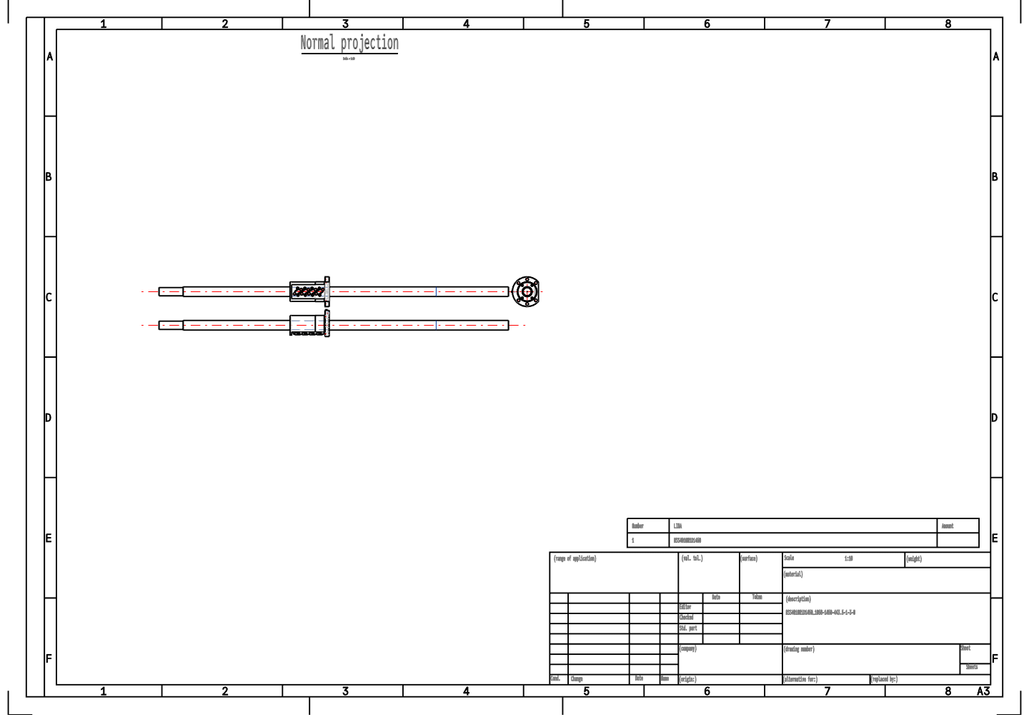 HSS4010N1D1450 CNC Machine Tool NSK HSS Ball Screw HSS4010 High Speed Ball Screw manufacture