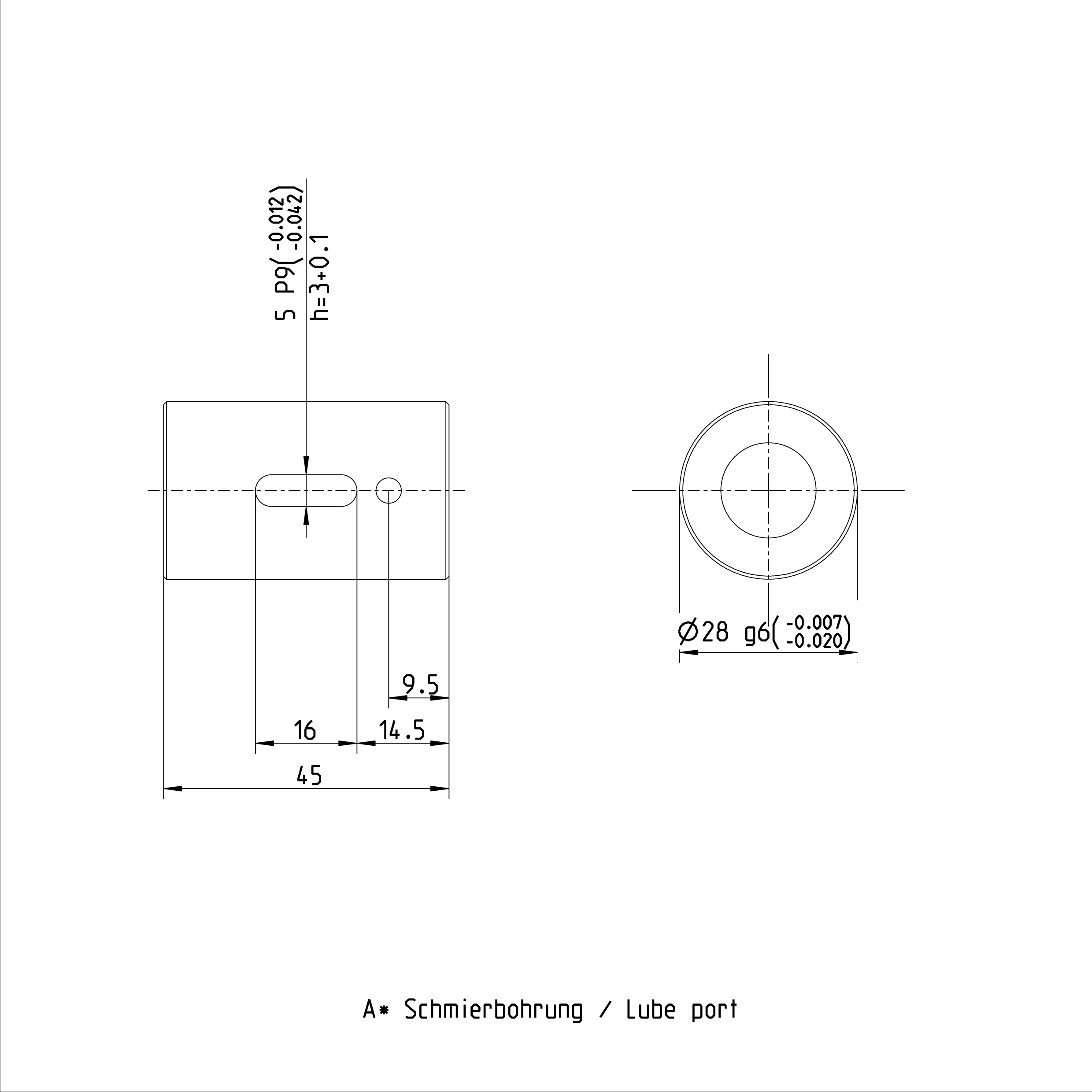 R151206210 ZEM-E-S Ball Screw Nut  Tolerance Grade T5/T7/T9 16 x 16R x 3 - 2 details