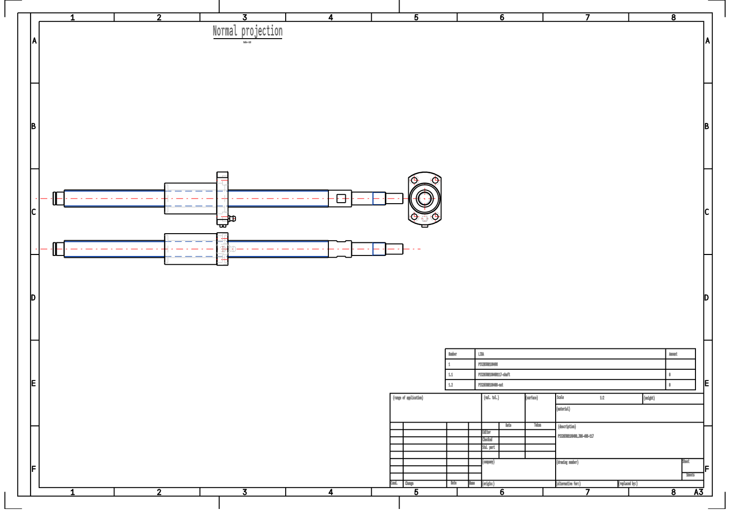 PSS PSS2030N1D408 Ball Screw NSK Compact FA Series Ball Screw factory