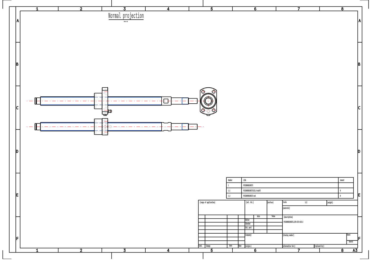 NSK PSS2005N1D0373 20mm Diameter 5mm Lead Ball Screw Small Lead Ball Screw supplier