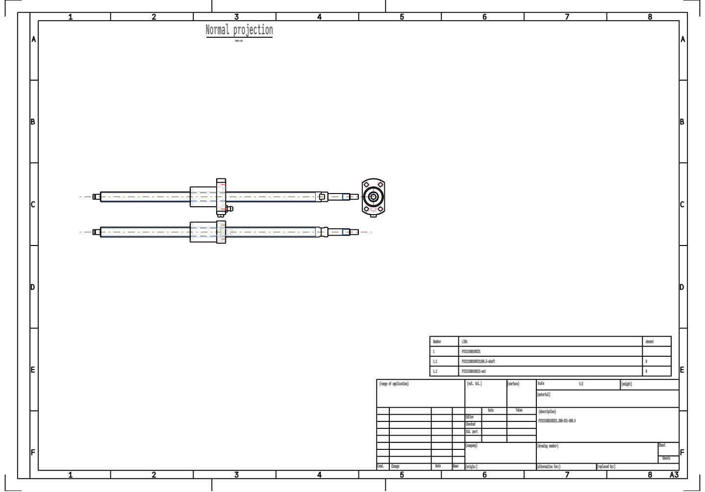NSK PSS1210N1D0321 Ball Screw Medical Equipment Ball Screw FA Series PSS Ball Screw supplier