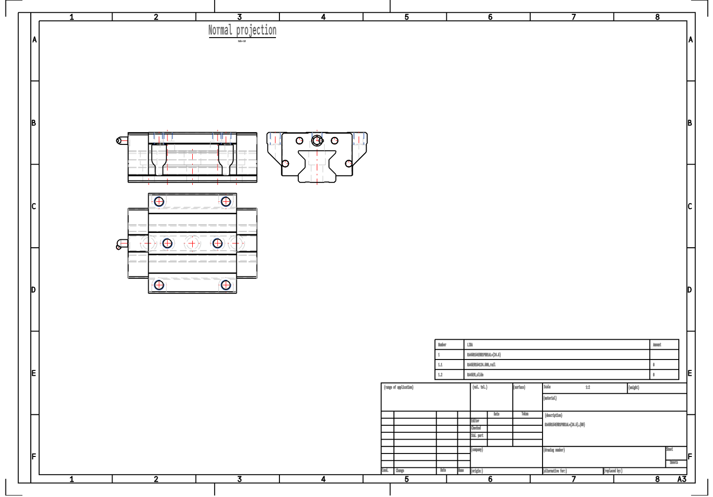 RA45EM Maintenance-free Linear Guide NSK RA-EM Flange Type Roller Linear Guide supplier