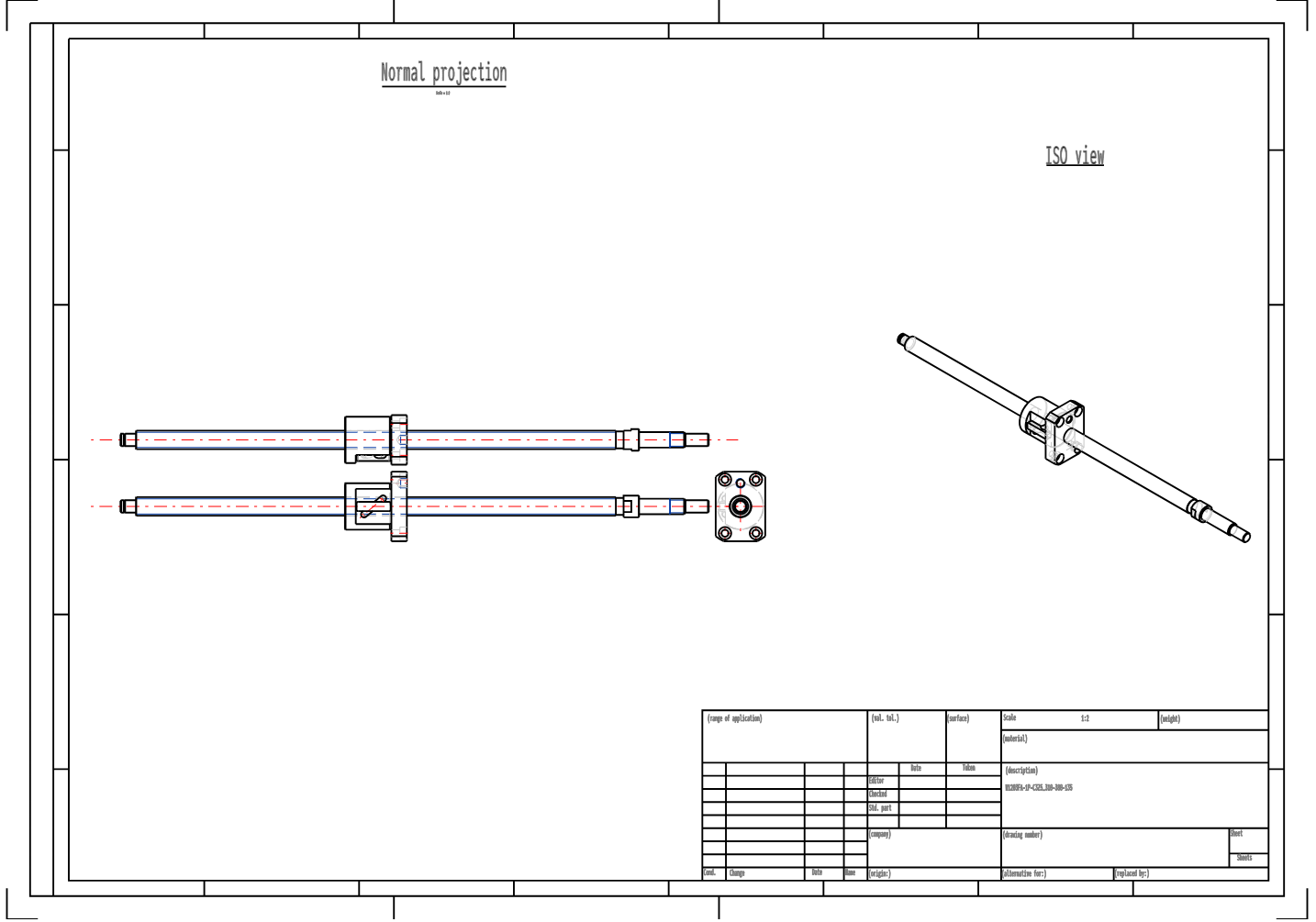 W1203FA-1P-C3Z5 Pipe Circulating Ball Screw NSK FA Small Lead Ball Screw factory