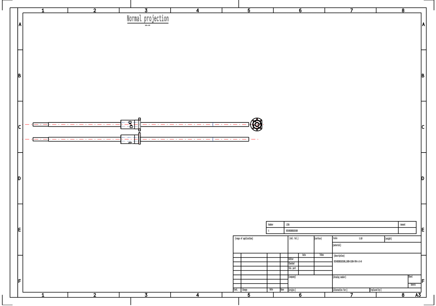 HSS4020N1D2100 Ball Screw Single Nut Offset Preloaded Ball Screw manufacture