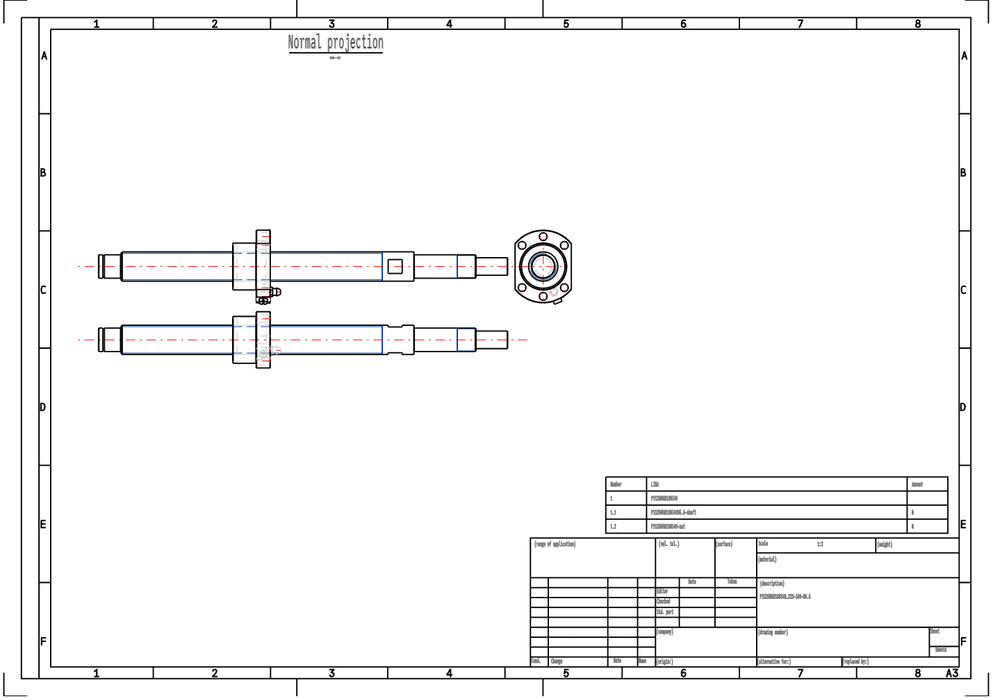 NSK Small Lead Screw PSS2505N1D0349 Machine Tool Ball Screw details