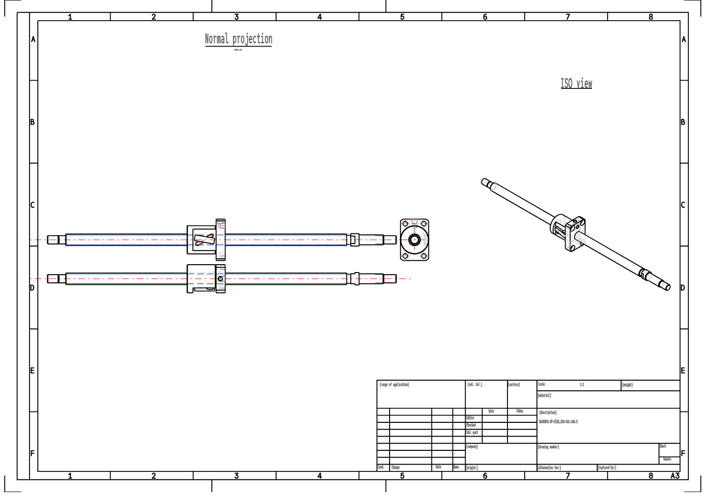 NSK W1403FA-3P-C5Z8 Ball Screw FA type tube circulating ball screw factory