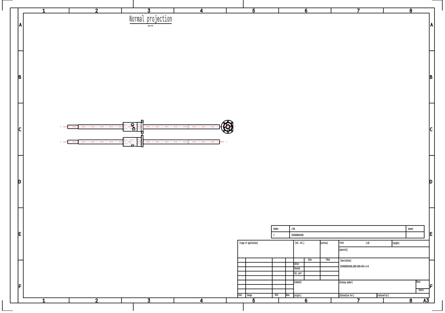 High-speed Handling Device Screw HSS4020N1D1450 High-rigidity Ball Screw factory