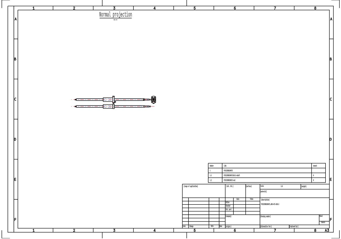 High-Precision FA PSS Ball Screw PSS1230N1D0471 C5 Grade PSS1230 Ball Screw factory