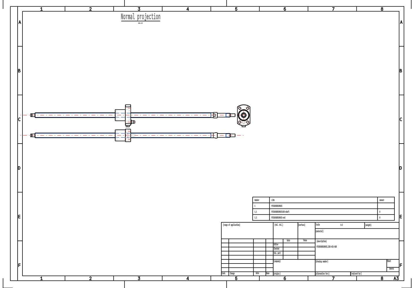 PSS1010N1D0421 NSK PSS Medical Device Ball Screw 1010 Medium Lead Ball Screw details