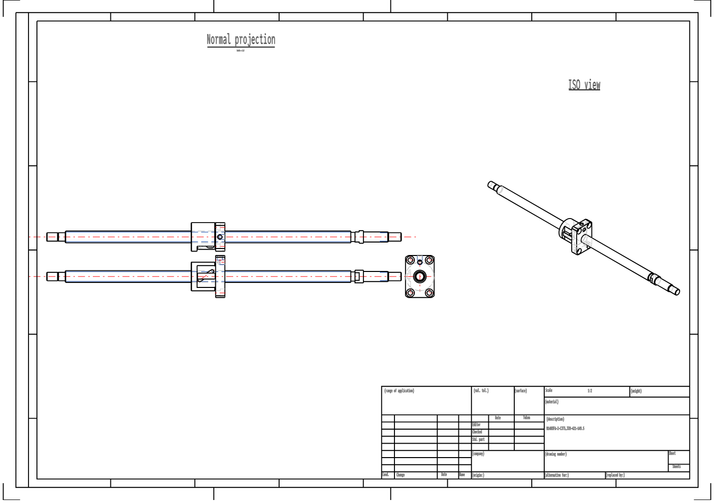 W1403FA-2-C3T5 ball screws for automated equipment NSK FA Type details