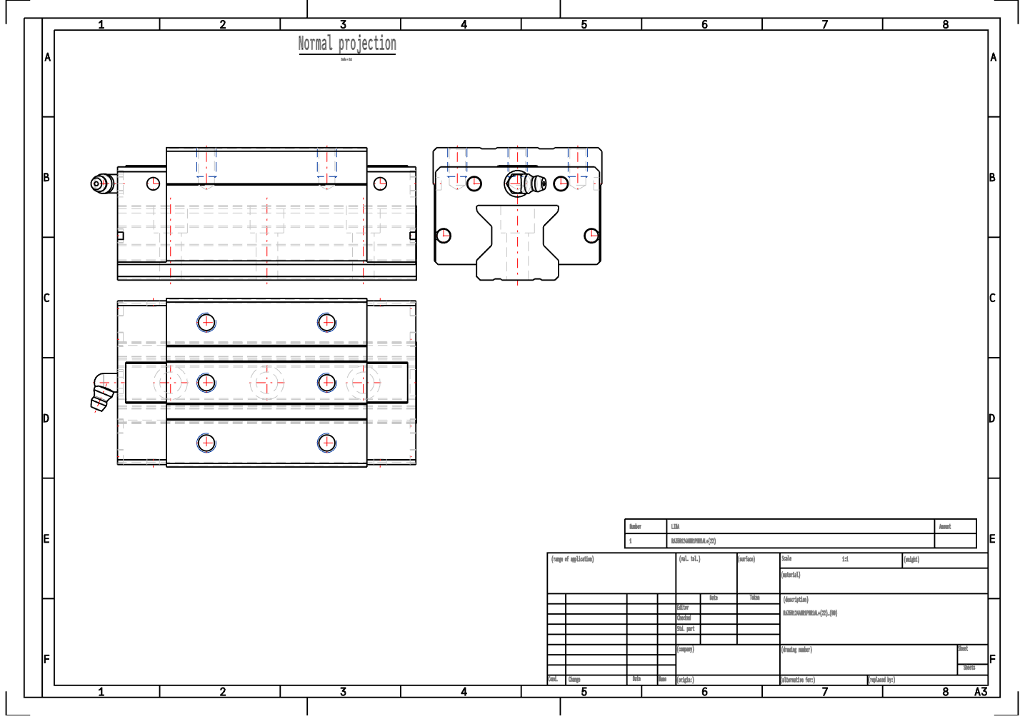 RA35AN Roller Linear Guides for Machine Tools RAA35AN Linear Guide Slider factory