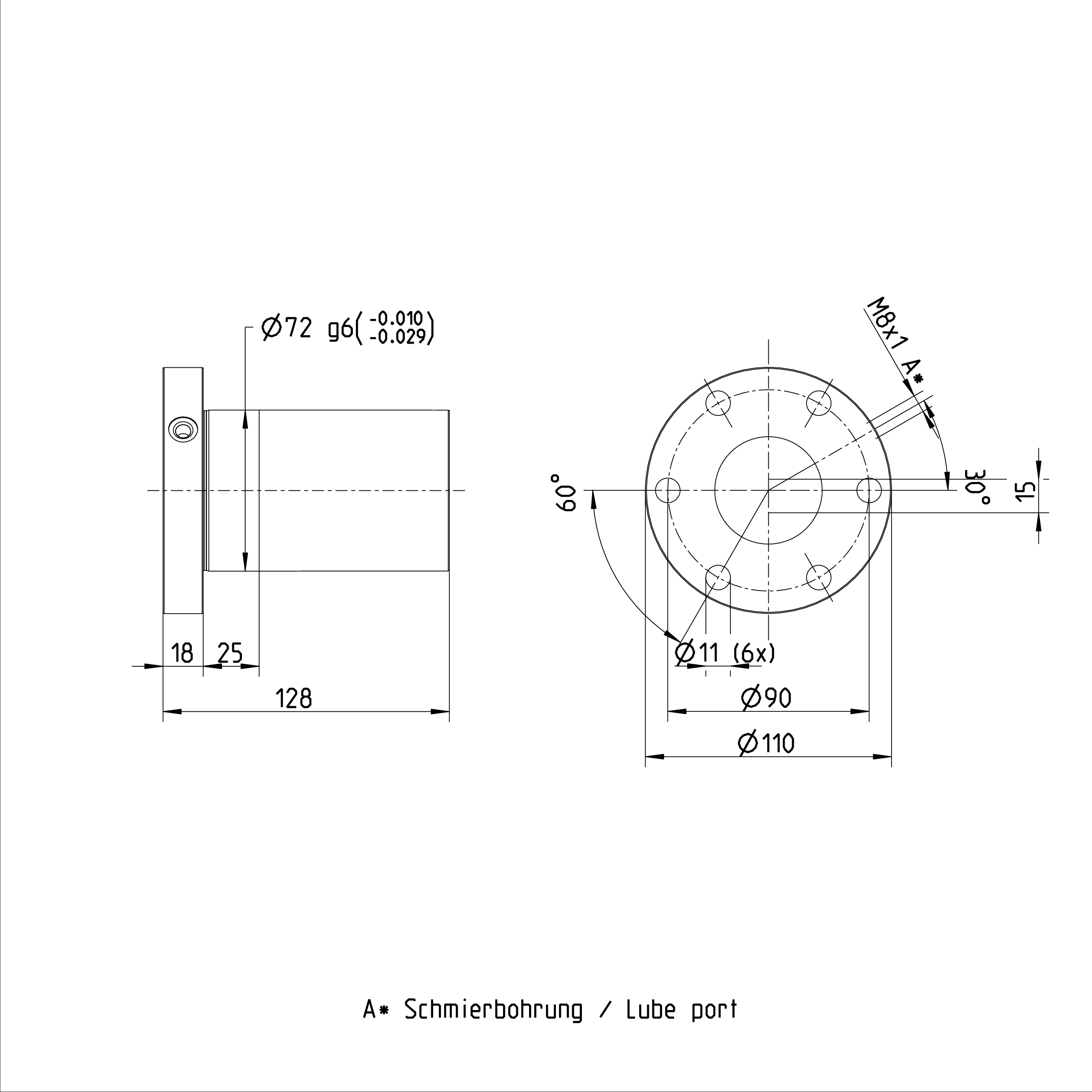 R151256013 Low-noise Ball Screw Nut REXROTH Sealed Dustproof Single Nut 50x16Rx6-6 manufacture