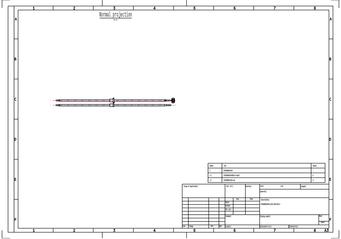 Compact FA Series PSS Ball Screw PSS2020N1D1435 PSS2020 Ball Screw details
