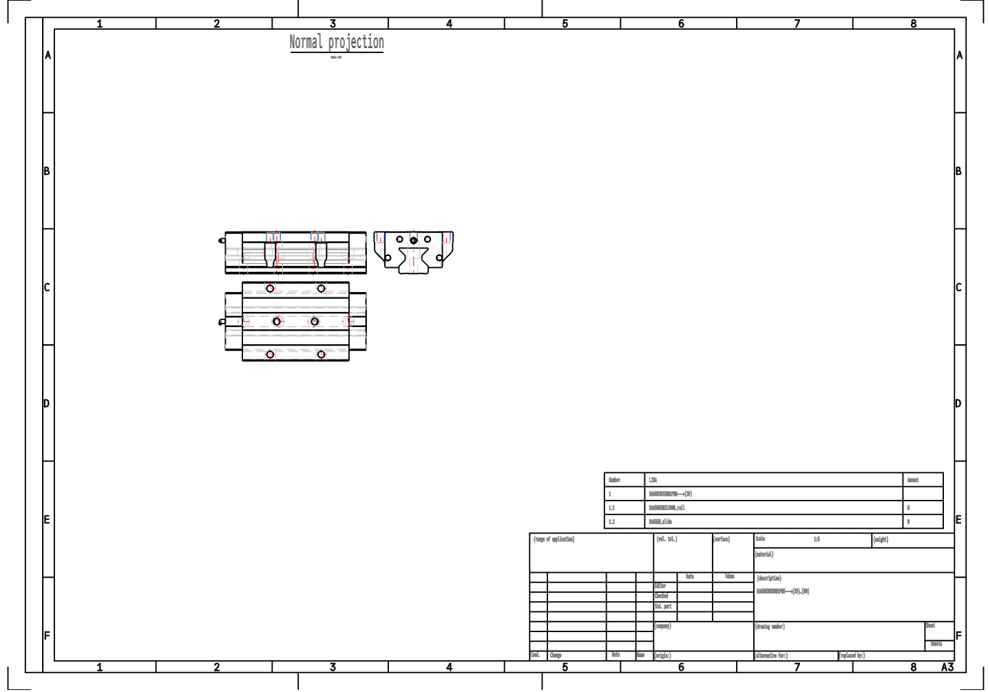 Extra-high Rigidity RA65GM RAA65GM Linear Guide Slider NSK Low Friction Linear Guide supplier