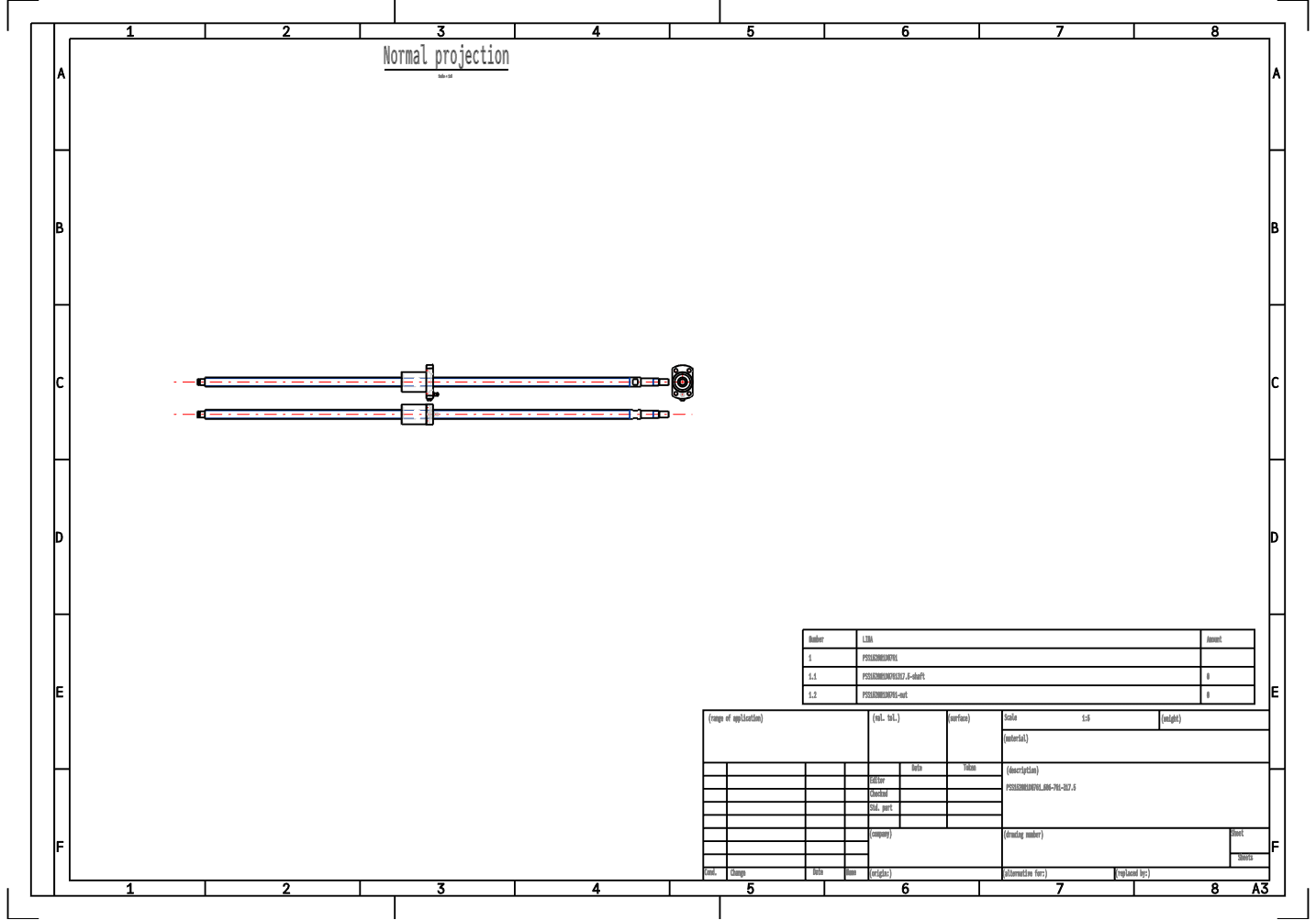 NSK FA PSS Ball Screw PSS1520N1D0761 High Rigidity Ball Screw manufacture