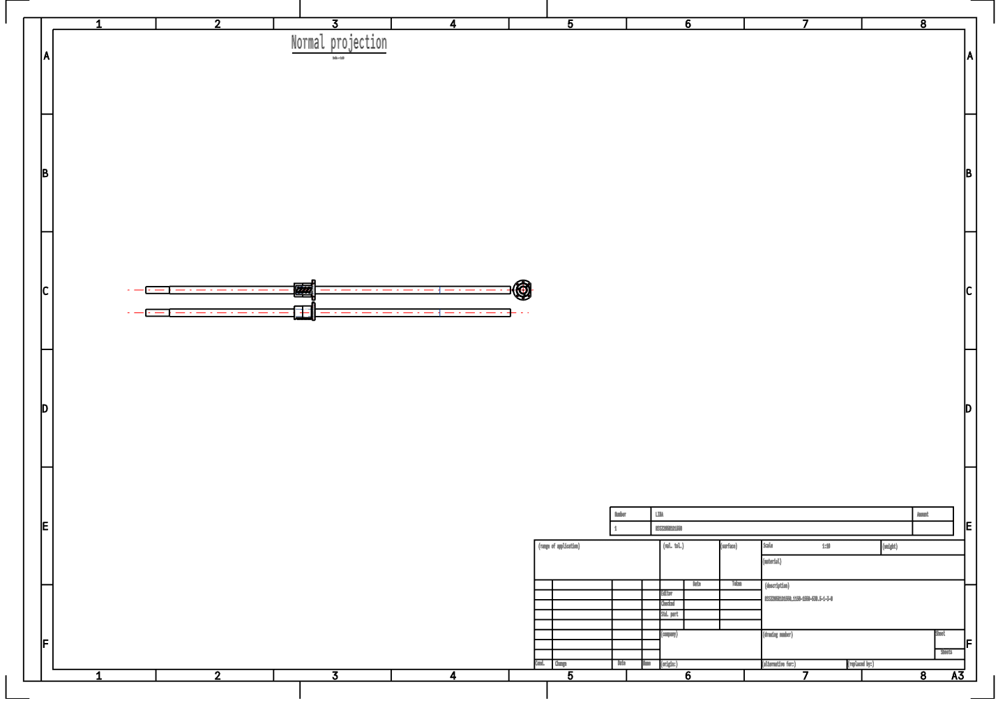 Standard Inventory Series Ball Screw HSS3205N1D1550 NSK Ball Screw details