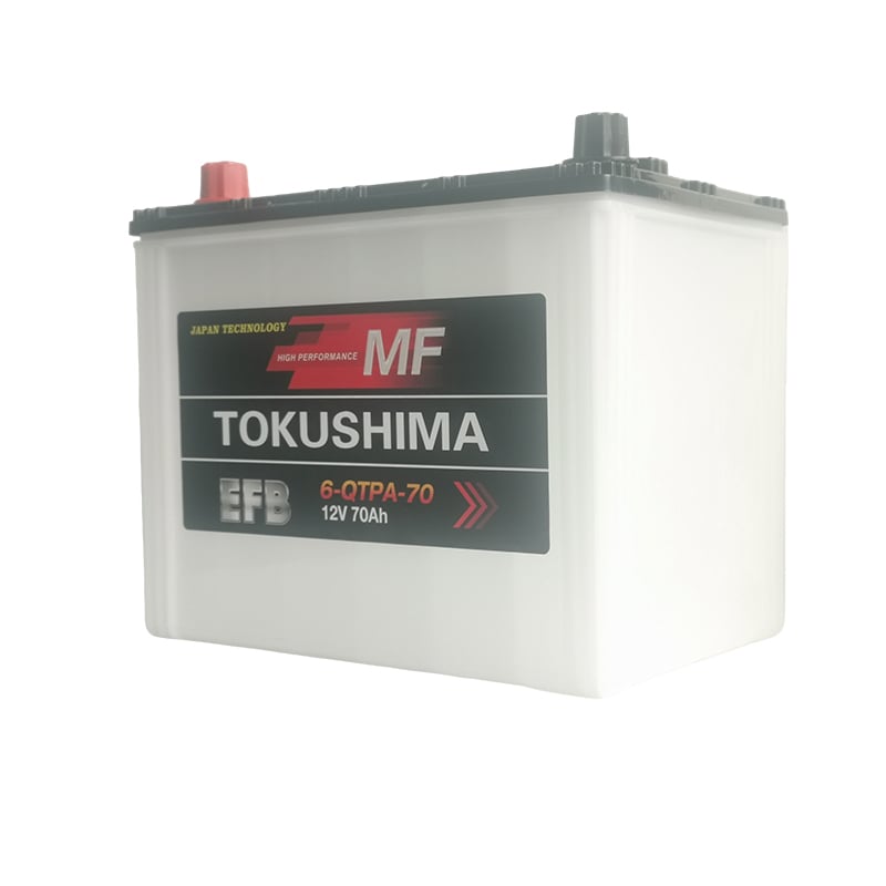 TOKUSHIMA EFB80 12 V 80 Ah start/stop-bilbatteri