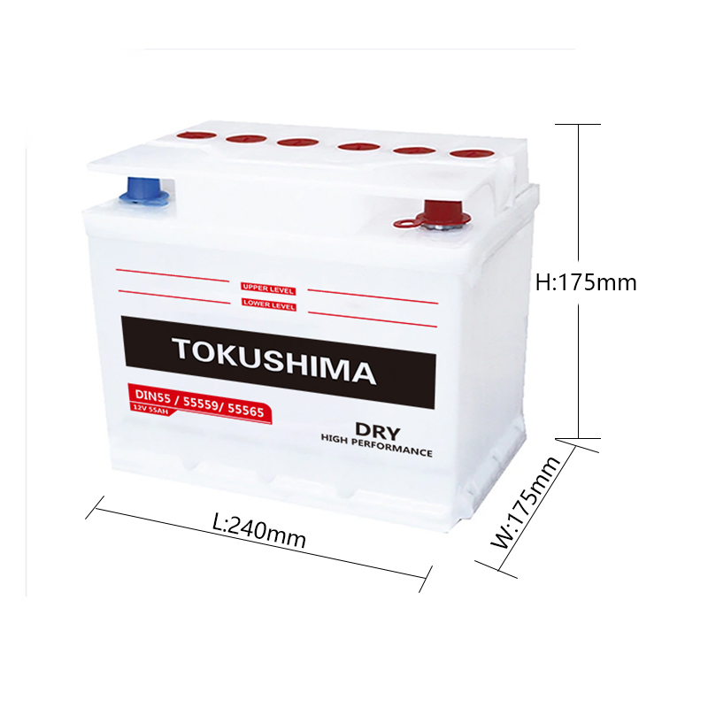 TOKUSHIMA DIN55 DR Bilbatteri