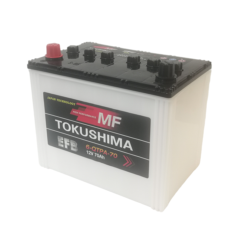 TOKUSHIMA EFB80 12 V 80 Ah start/stop-bilbatteri