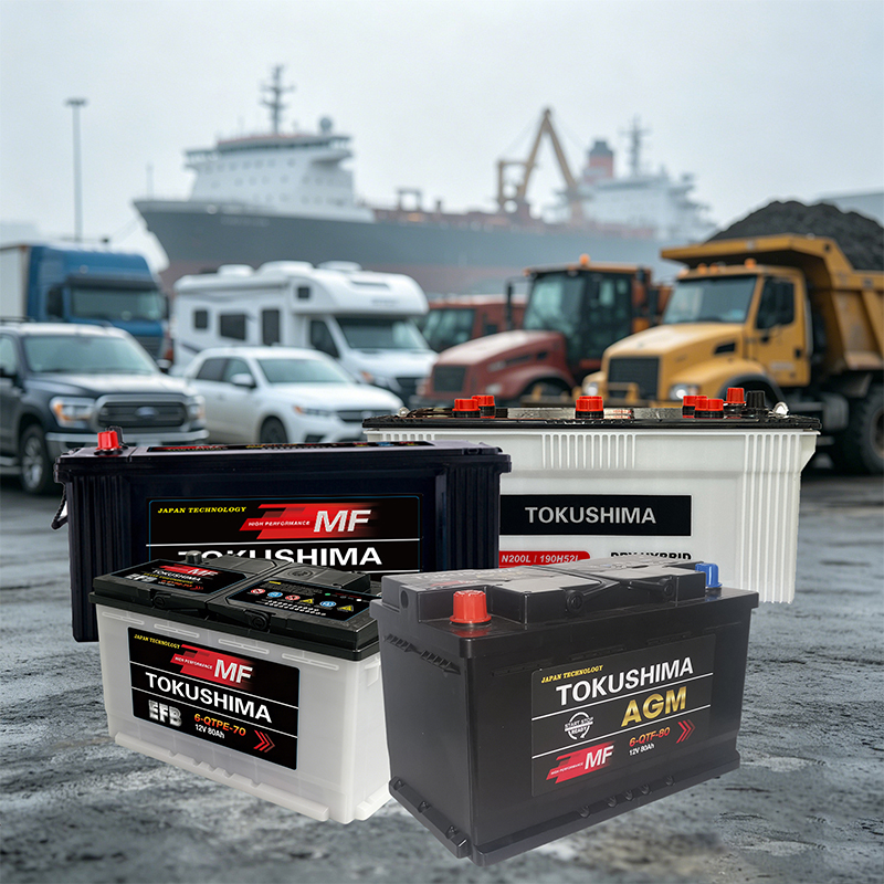 Typer bilbatterier