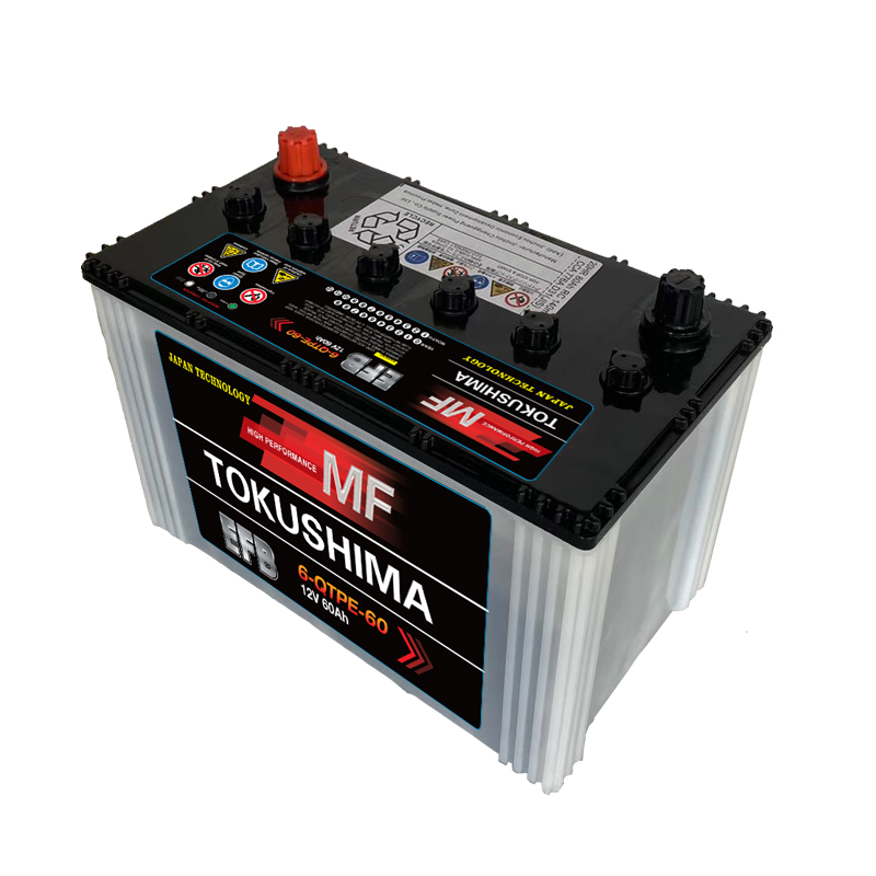 Bateri Kereta TOKUSHIMA EFB60 12V 60AH Mulakan dan Hentikan