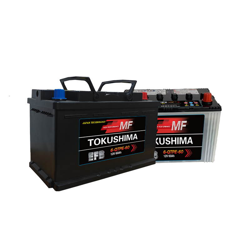 Bateri Kereta TOKUSHIMA EFB60 12V 60AH Mulakan dan Hentikan