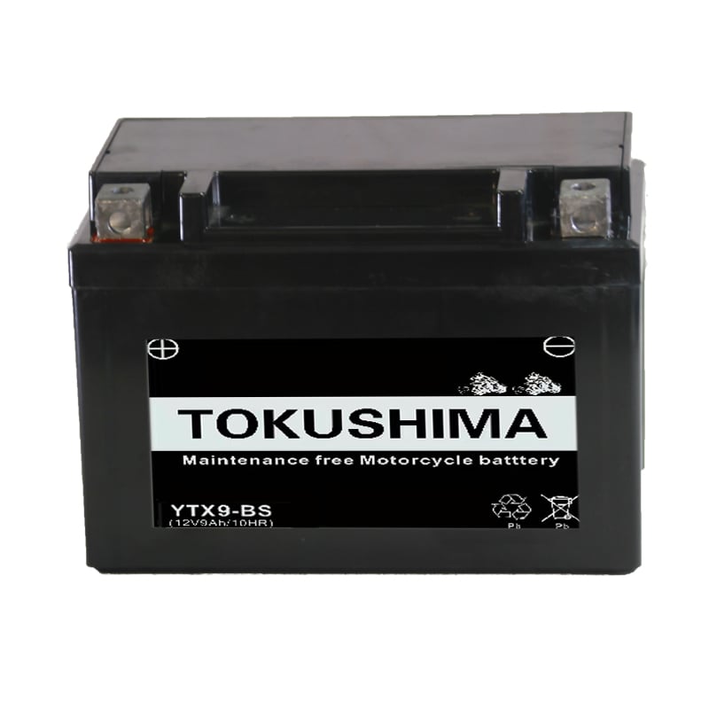 TOKUSHIMA YTX9-BS Moto Battery