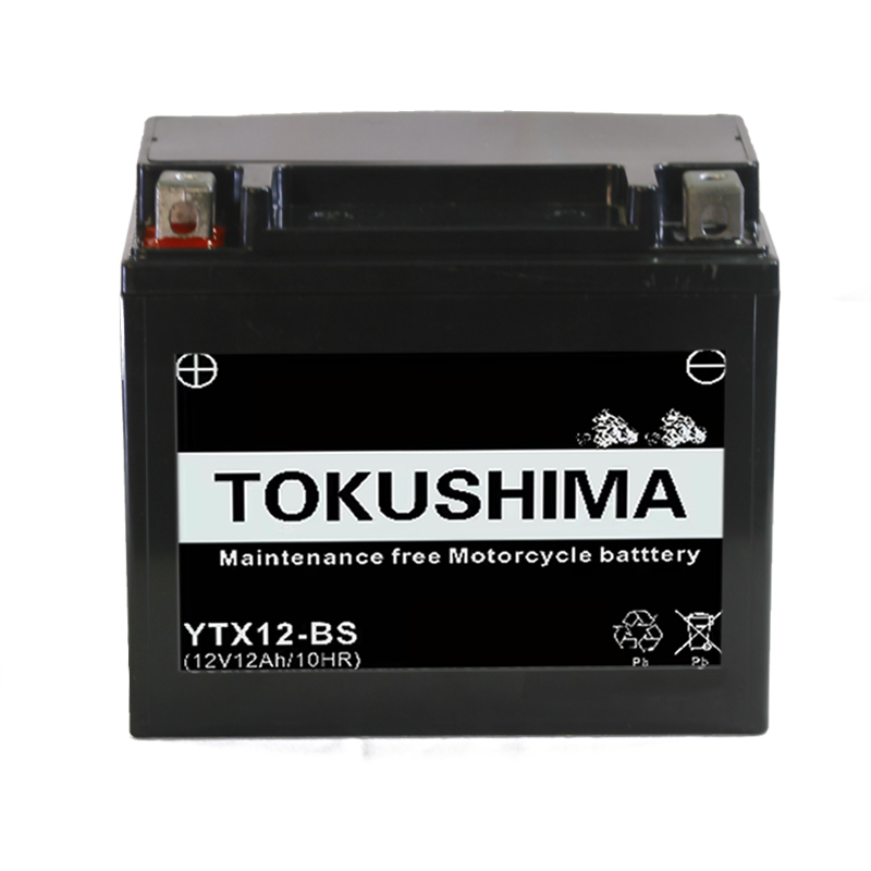TOKUSHIMA YTX12-BS Moto Battery