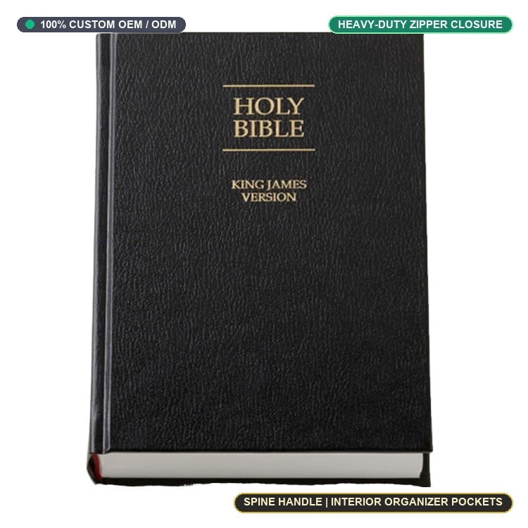 Custom Zippered Bible Covers & Rebinding Services