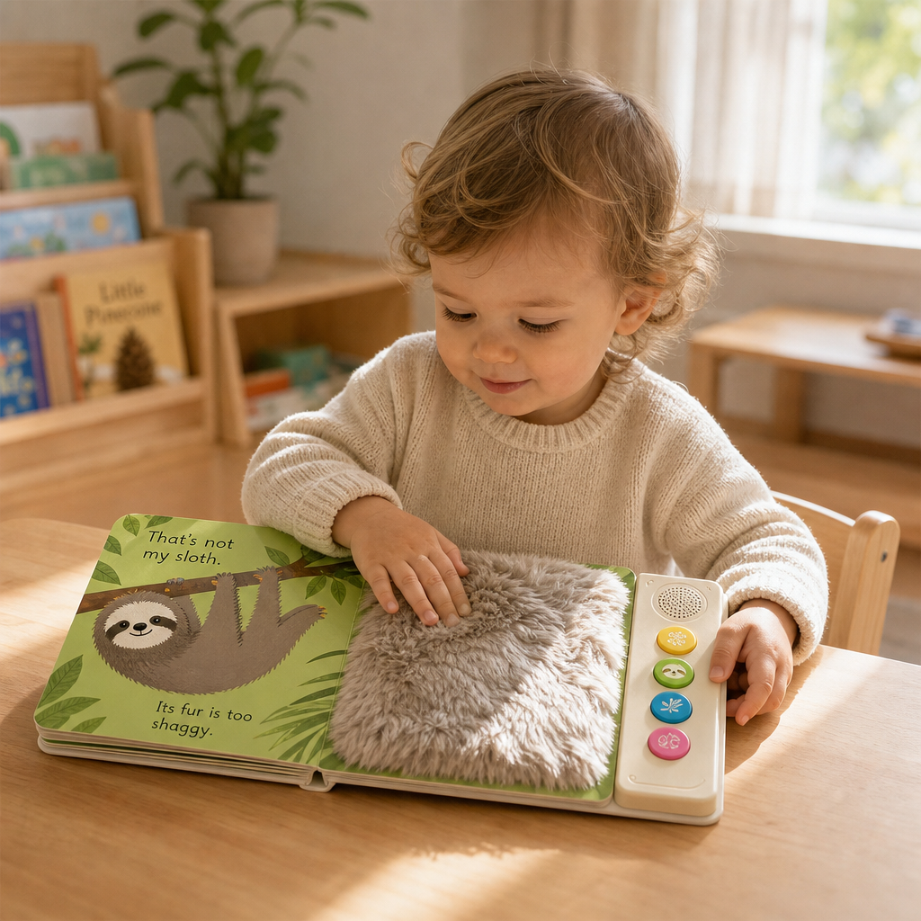 Custom Touch and Feel Sound Books Manufacturing for Toddlers