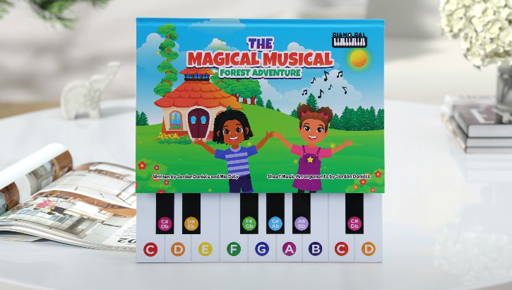 piano key sound book printing