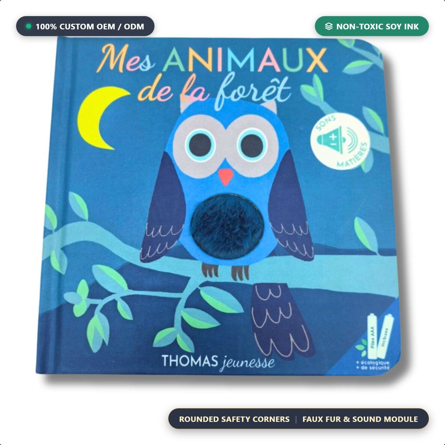 Touch and Feel Sound Books: Multi-Sensory Board Book Printing